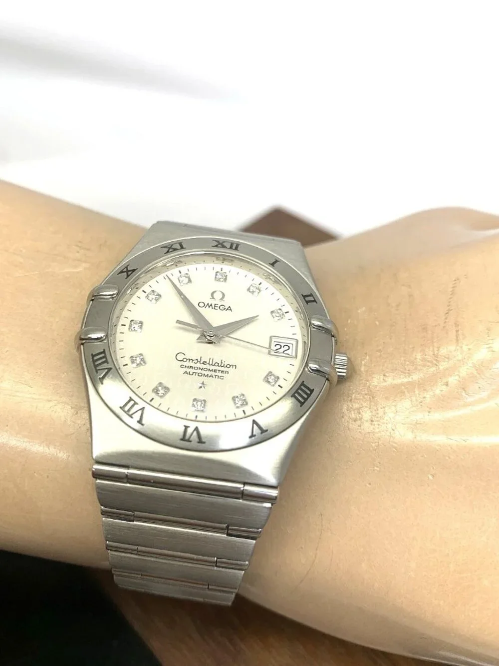 Omega Constellation Watch 50 Years Anniversary Diamond Swiss Automatic 35.5mm